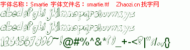 查看字体及作者详细介绍