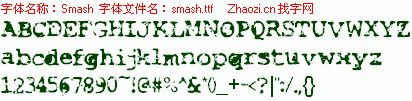 查看字体及作者详细介绍