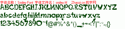 查看字体及作者详细介绍