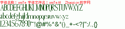 查看字体及作者详细介绍