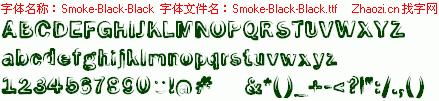 查看字体及作者详细介绍