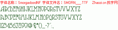查看字体及作者详细介绍