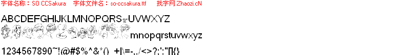 查看字体及作者详细介绍