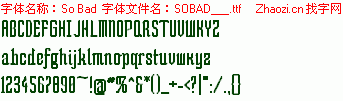 查看字体及作者详细介绍
