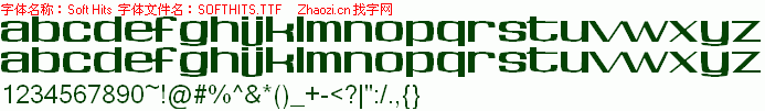 查看字体及作者详细介绍