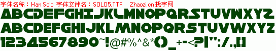 查看字体及作者详细介绍