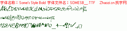 查看字体及作者详细介绍