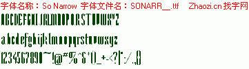查看字体及作者详细介绍