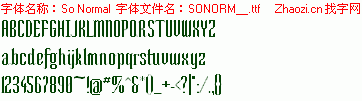 查看字体及作者详细介绍
