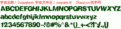 查看字体及作者详细介绍