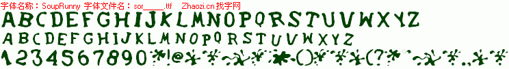 查看字体及作者详细介绍