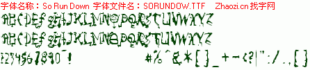 查看字体及作者详细介绍