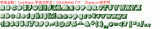 查看字体及作者详细介绍
