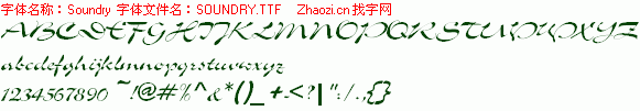 查看字体及作者详细介绍