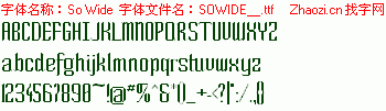 查看字体及作者详细介绍