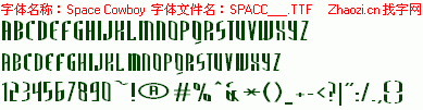 查看字体及作者详细介绍