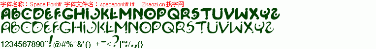 查看字体及作者详细介绍