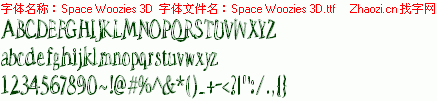 查看字体及作者详细介绍