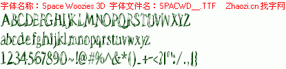 查看字体及作者详细介绍