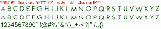 查看字体及作者详细介绍