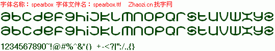 查看字体及作者详细介绍
