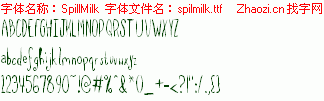 查看字体及作者详细介绍