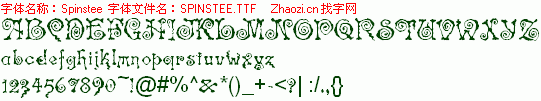 查看字体及作者详细介绍