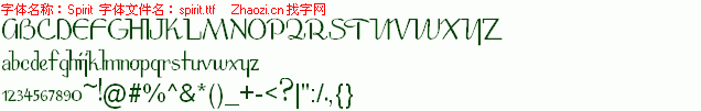 查看字体及作者详细介绍