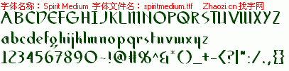查看字体及作者详细介绍