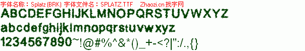 查看字体及作者详细介绍