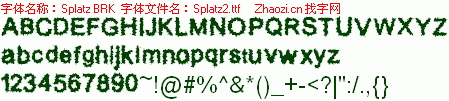 查看字体及作者详细介绍