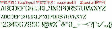 查看字体及作者详细介绍