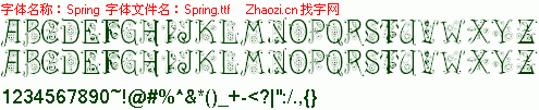 查看字体及作者详细介绍
