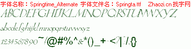 查看字体及作者详细介绍