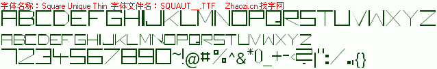 查看字体及作者详细介绍