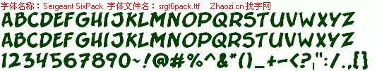 查看字体及作者详细介绍