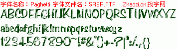 查看字体及作者详细介绍