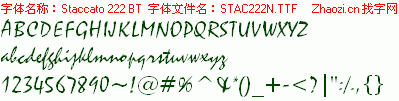 查看字体及作者详细介绍
