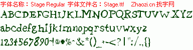 查看字体及作者详细介绍