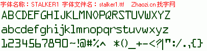 查看字体及作者详细介绍