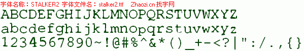 查看字体及作者详细介绍