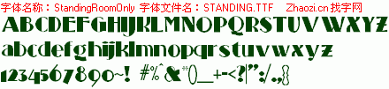 查看字体及作者详细介绍