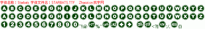 查看字体及作者详细介绍