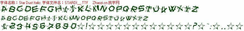查看字体及作者详细介绍