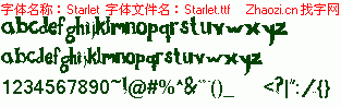 查看字体及作者详细介绍