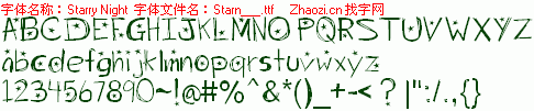 查看字体及作者详细介绍