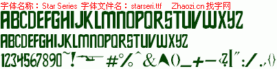 查看字体及作者详细介绍