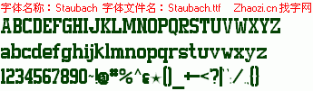 查看字体及作者详细介绍