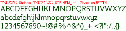查看字体及作者详细介绍