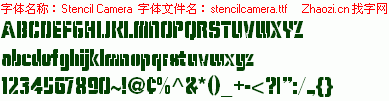 查看字体及作者详细介绍